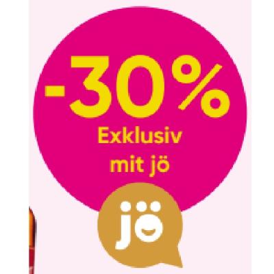 -30% Exklusiv mit jö Sutterlüty