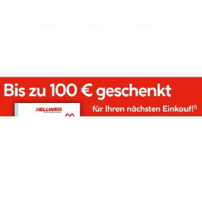 Bild von Bis zu 100 € geschenkt für Ihren nächsten Einkauf! HELLWEG
