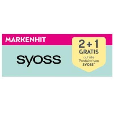 2+1 GRATIS auf alle Produkte von SYOSS BIPA
