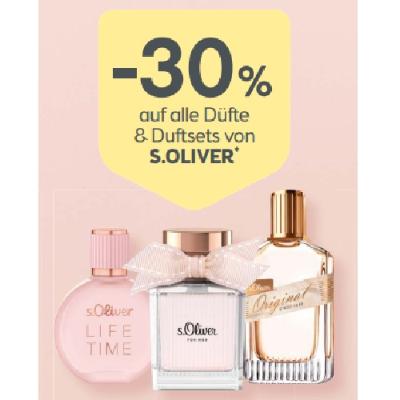Promotion Bild von -30% auf alle Düfte & Duftsets von S.OLIVER BIPA