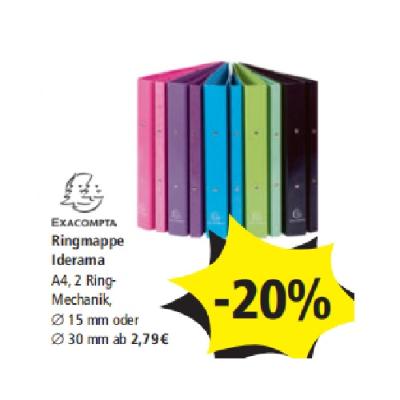 EXACOMPTA Ringmappe Iderama -20% PAGRO & LIBRO