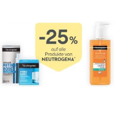 -25% auf alle Produkte von NEUTROGENA BIPA