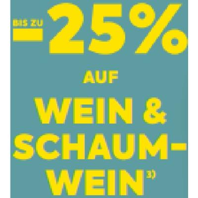 BIS ZU -25% AUF WEIN & SCHAUMWEIN BILLA PLUS