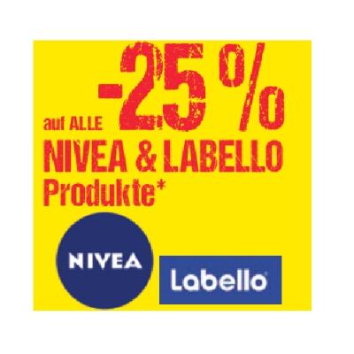 Promotion Bild von -25% AUF ALLE NIVEA & LABELLO Produkte Maximarkt