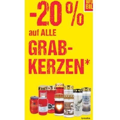 Promotion Bild von -20% auf ALLE GRABKERZEN Maximarkt