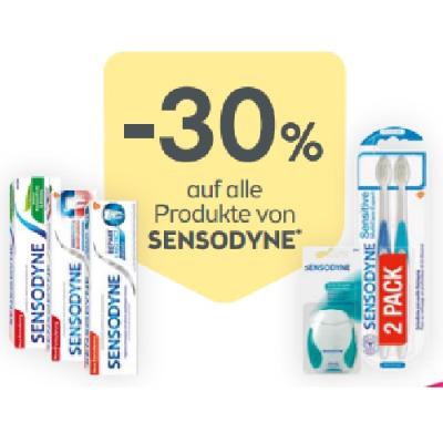 Promotion Bild von -30% auf alle Produkte von SENSODYNE BIPA