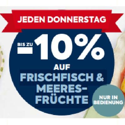 JEDEN DONNERSTAG BIS ZU -10% AUF FRISCHFISCH & MEERESFRÜCHTE BILLA PLUS