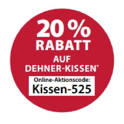 20% RABATT AUF DEHNER-KISSEN mit Online-Aktionscode: Kissen-525 Dehner