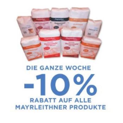 Promotion Bild von DIE GANZE WOCHE -10% RABATT AUF ALLE MAYLEITHNER PRODUKTE Unimarkt