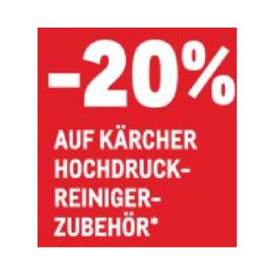 -20% AUF KÄRCHER HOCHDRUCK-REINIGER-ZUBEHÖR METRO