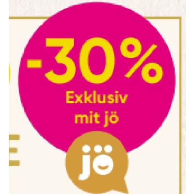-30% Exklusiv mit jö AUF ALKOHOLFREIE GETRÄNKE Sutterlüty