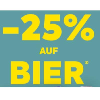 -25% AUF BIER BILLA PLUS