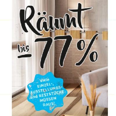 Räumt bis -77% Viele EINZEL-, AUSSTELLUNGSund RESTSTÜCKE MÜSSEN RAUS! XXXLutz