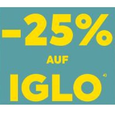 -25% AUF IGLO BILLA PLUS