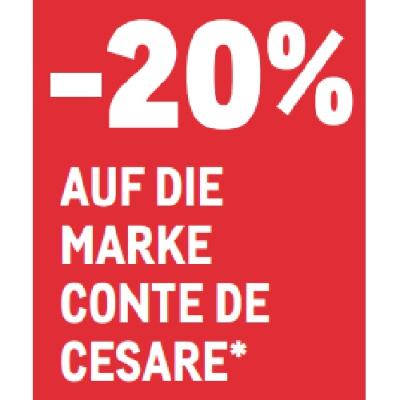 -20% AUF DIE MARKE CONTE DE CESARE METRO 