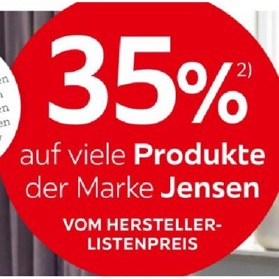 Promotion Bild von 35% auf viele Produkte der Marke Jensen VOM HERSTELLERLISTENPREIS XXXLutz