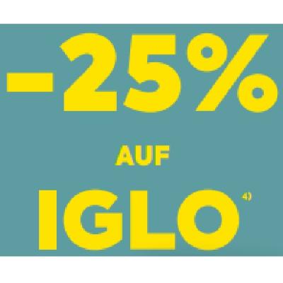 -25% AUF IGLO BILLA PLUS