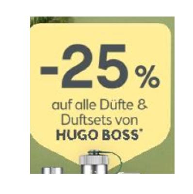 -25% auf alle Düfte & Duftsets von HUGO BOSS BIPA