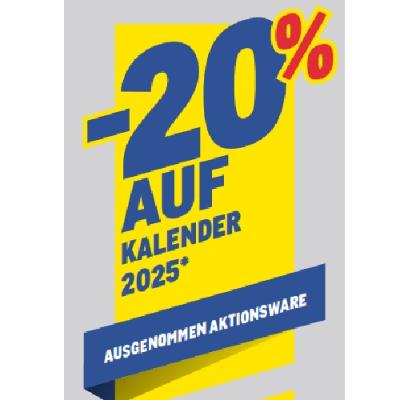 Promotion Bild von -20% AUF KALENDER 2025 AUSGENOMMEN AKTIONSWARE METRO