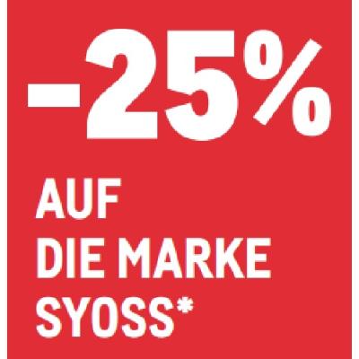 -25% AUF DIE MARKE SYOSS METRO