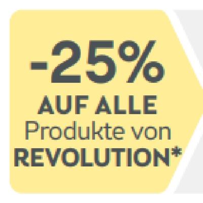 -25% AUF ALLE Produkte von REVOLUTION BIPA