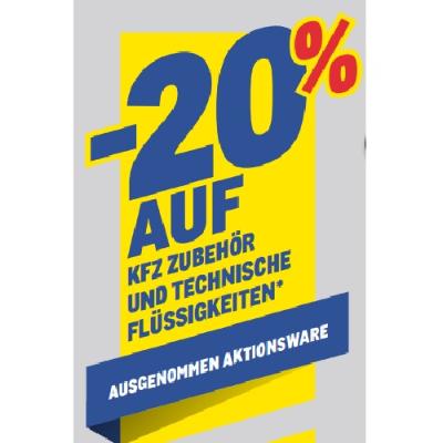 Bild von -20% AUF KFZ ZUBEHÖR UND TECHNISCHE FLÜSSIGKEITEN AUSGENOMMEN AKTIONSWARE METRO