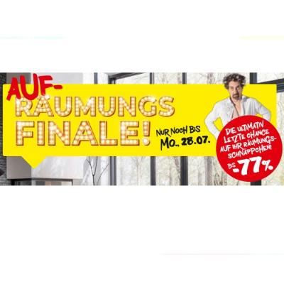 Promotion Bild von AUF-RÄUMUNGS FINALE! DIE ULTIMATIV LETZTE CHANCE AUF IHR RÄUMUNGSSCHNÄPPCHEN! BIS -77% XXXLutz
