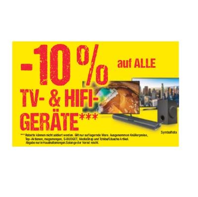 Promotion Bild von -10% auf ALLE TV- & HIFI-GERÄTE Maximarkt
