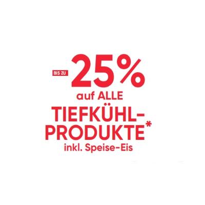 BIS ZU -25% auf ALLE TIEFKÜHL-PRODUKTE inkl. Speise-Eis Maximarkt