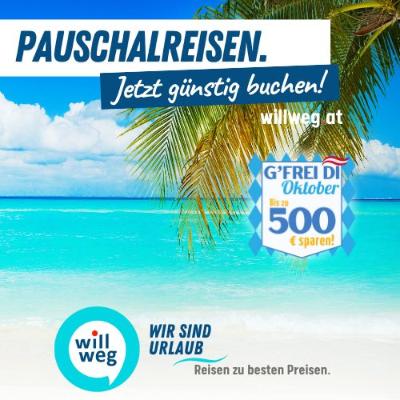 Pauschalreisen mit willweg.at