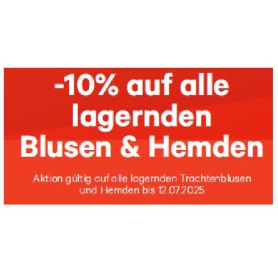 Promotion Bild von -10% auf alle lagernden Blusen & Hemden BayWa