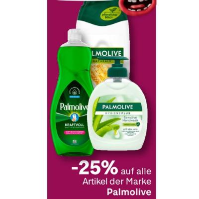 -25% auf alle Artikel der Marke Palmolive MPREIS
