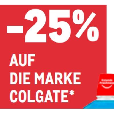 -25% AUF DIE MARKE COLGATE METRO