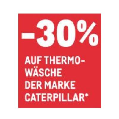 -30% AUF THERMOWÄSCHE DER MARKE CATERPILLAR METRO