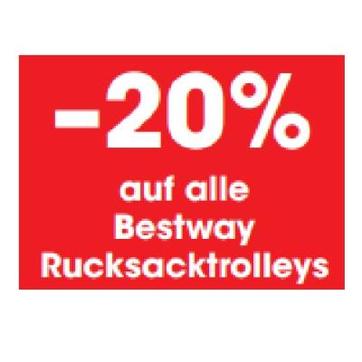 Promotion Bild von ONLINE ONLY: -20% auf alle Bestway Rucksackstrolleys LIBRO