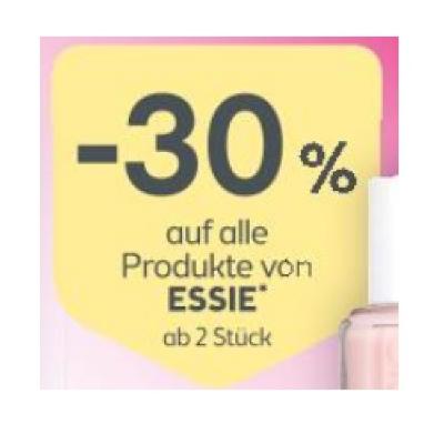 Promotion Bild von -30% auf alle Produkte von ESSIE ab 2 Stück BIPA