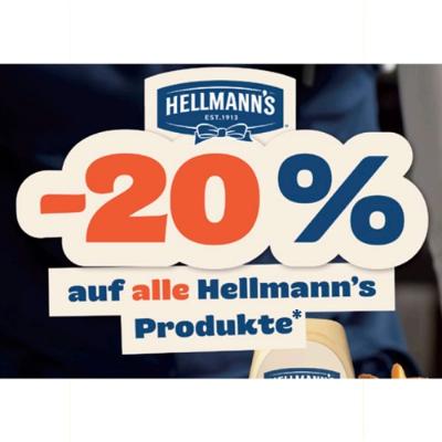-20% auf alle Hellmann's Produkte METRO