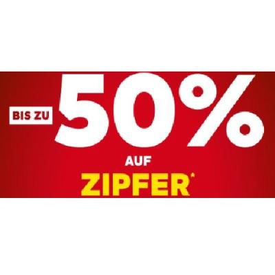 BIS ZU -50% AUF ZIPFER BILLA PLUS