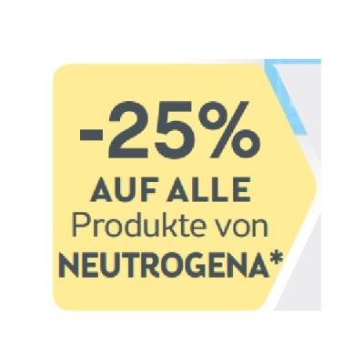-25% AUF ALLE Produkte von NEUTROGENA BIPA