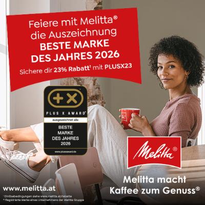 Plus X Award Auszeichnung im Melitta® Online Shop