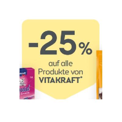 Promotion Bild von -25% auf alle Produkte von VITAKRAFT BIPA