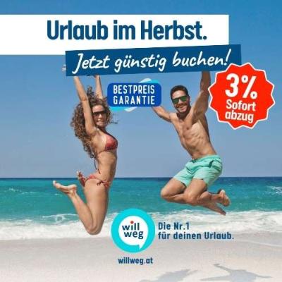 Bild von Urlaub im Herbst mit willweg.at