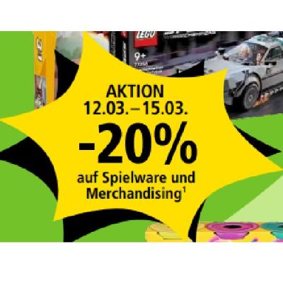 -20% auf Spielware und Merchandising PAGRO & LIBRO