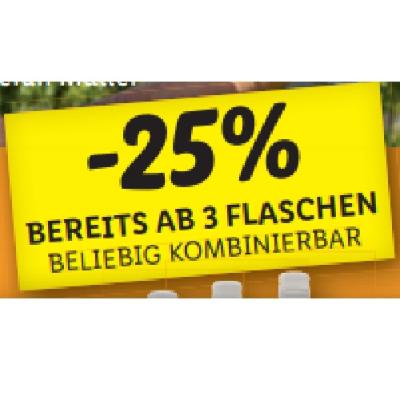 Promotion Bild von -25% BEREITS AB 3 FLASCHEN Lidl
