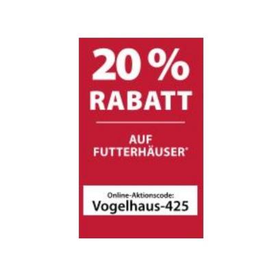 Bild von 20% RABATT AUF FUTTERHÄUSER Dehner