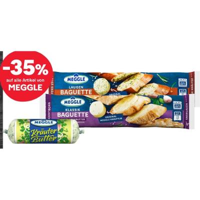 -35% auf alle Artikel von MEGGLE MPREIS
