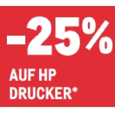 -25% AUF HP DRUCKER METRO