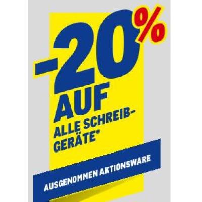-25% AUF ALLE SCHREIBGERÄTE METRO