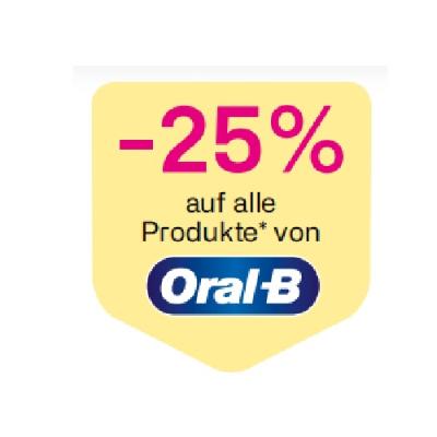 -25% auf alle Produkte von ORAL-B BIPA