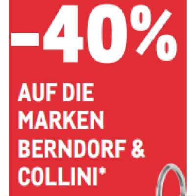 -40% AUF DIE MARKEN BERNDORF & COLLINI METRO